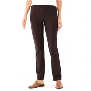 J. Jill slim leg espresso pants